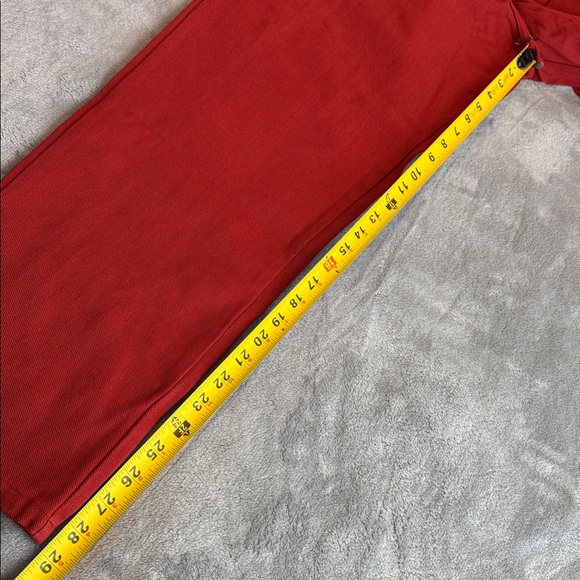 NWT Lucy & Yak Addison Jeans Organic Twill Red Size W30 - Picture 15 of 16